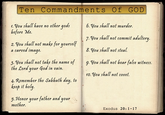 Ten Commandments of God