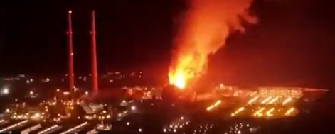 Moss Landing Massive battery storage plant fire