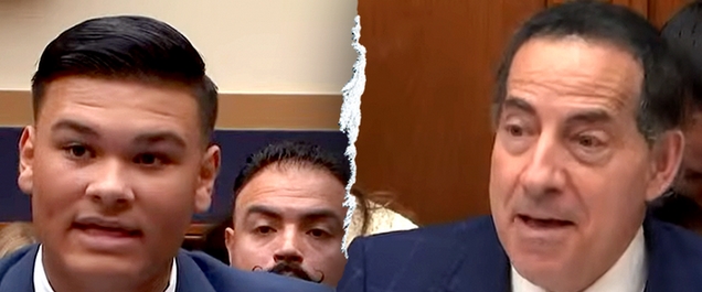 Counters radical Jamie Raskin with skillful response
