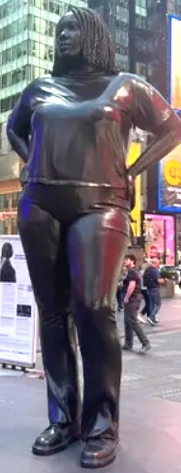 Times Square woman