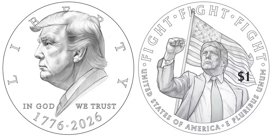 Trump $1 Dollar Coin