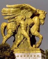Lincoln Memorial Horse statue